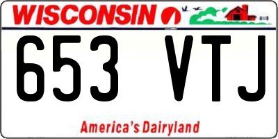 WI license plate 653VTJ
