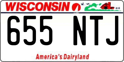 WI license plate 655NTJ