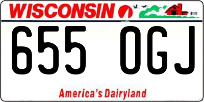 WI license plate 655OGJ