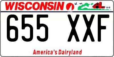 WI license plate 655XXF