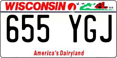 WI license plate 655YGJ