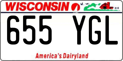 WI license plate 655YGL