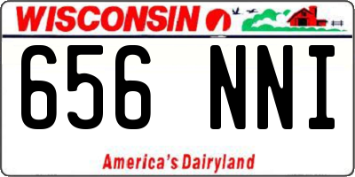 WI license plate 656NNI