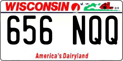 WI license plate 656NQQ
