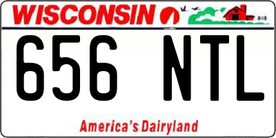 WI license plate 656NTL