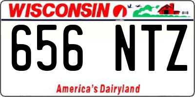 WI license plate 656NTZ