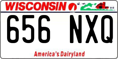 WI license plate 656NXQ