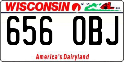 WI license plate 656OBJ