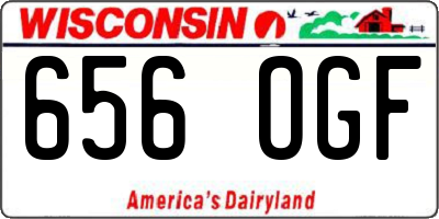 WI license plate 656OGF