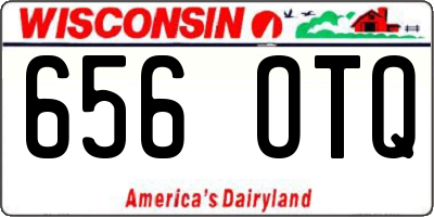 WI license plate 656OTQ