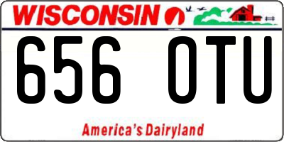 WI license plate 656OTU