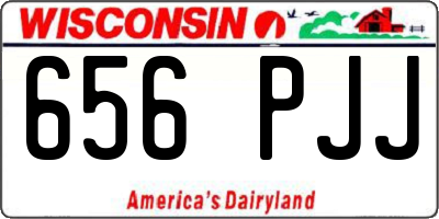 WI license plate 656PJJ