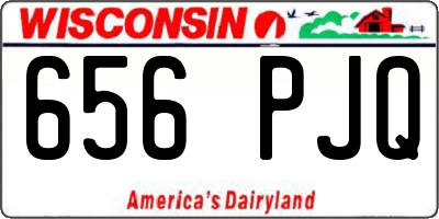 WI license plate 656PJQ