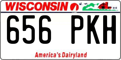 WI license plate 656PKH