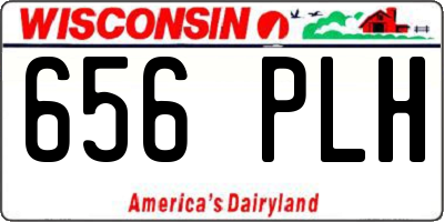 WI license plate 656PLH