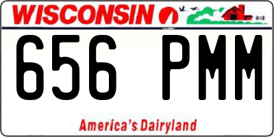 WI license plate 656PMM