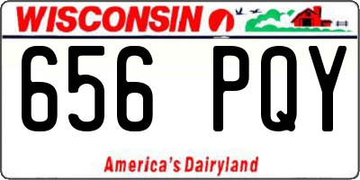 WI license plate 656PQY