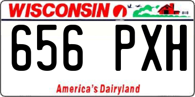 WI license plate 656PXH