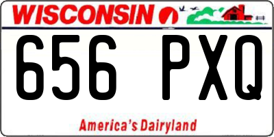 WI license plate 656PXQ