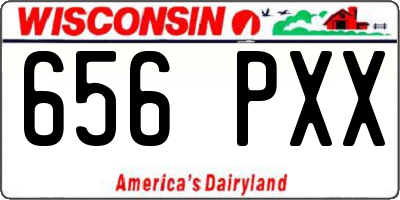 WI license plate 656PXX