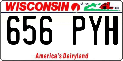 WI license plate 656PYH