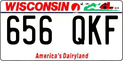 WI license plate 656QKF