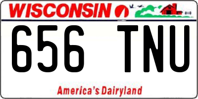 WI license plate 656TNU