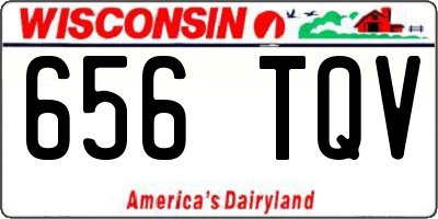 WI license plate 656TQV