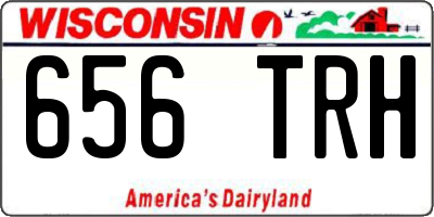 WI license plate 656TRH