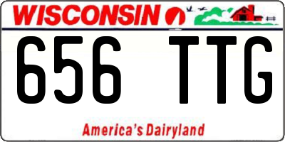 WI license plate 656TTG