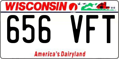 WI license plate 656VFT