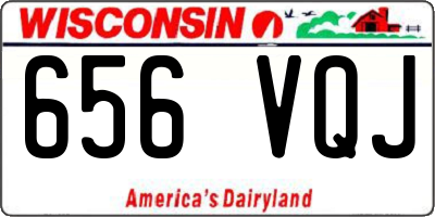 WI license plate 656VQJ