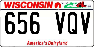 WI license plate 656VQV
