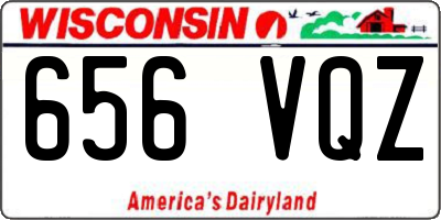 WI license plate 656VQZ