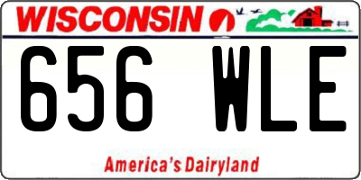 WI license plate 656WLE