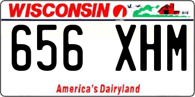 WI license plate 656XHM