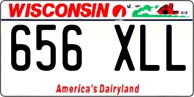WI license plate 656XLL