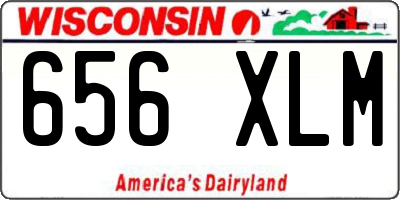 WI license plate 656XLM