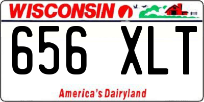 WI license plate 656XLT