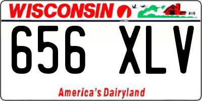 WI license plate 656XLV