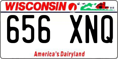 WI license plate 656XNQ
