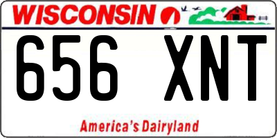 WI license plate 656XNT