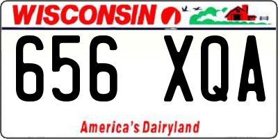 WI license plate 656XQA