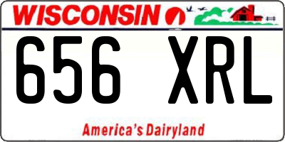 WI license plate 656XRL