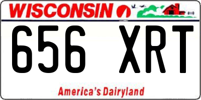 WI license plate 656XRT