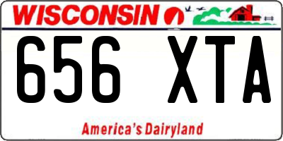 WI license plate 656XTA