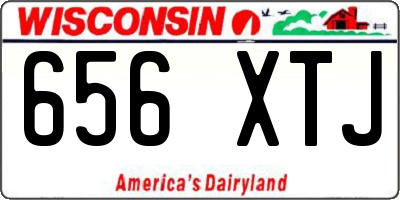 WI license plate 656XTJ