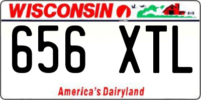 WI license plate 656XTL