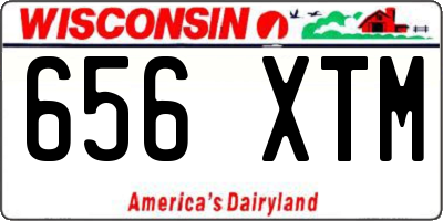 WI license plate 656XTM