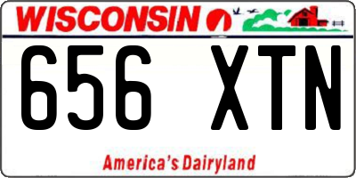 WI license plate 656XTN